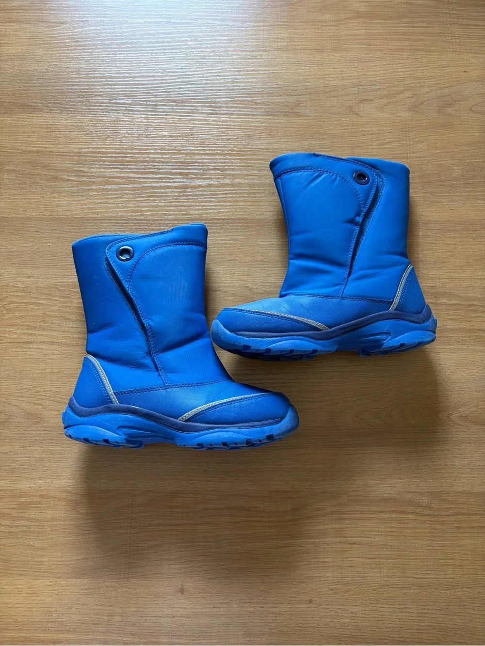 Lands’ End Kids Blue Waterproof Snow Winter Boots
